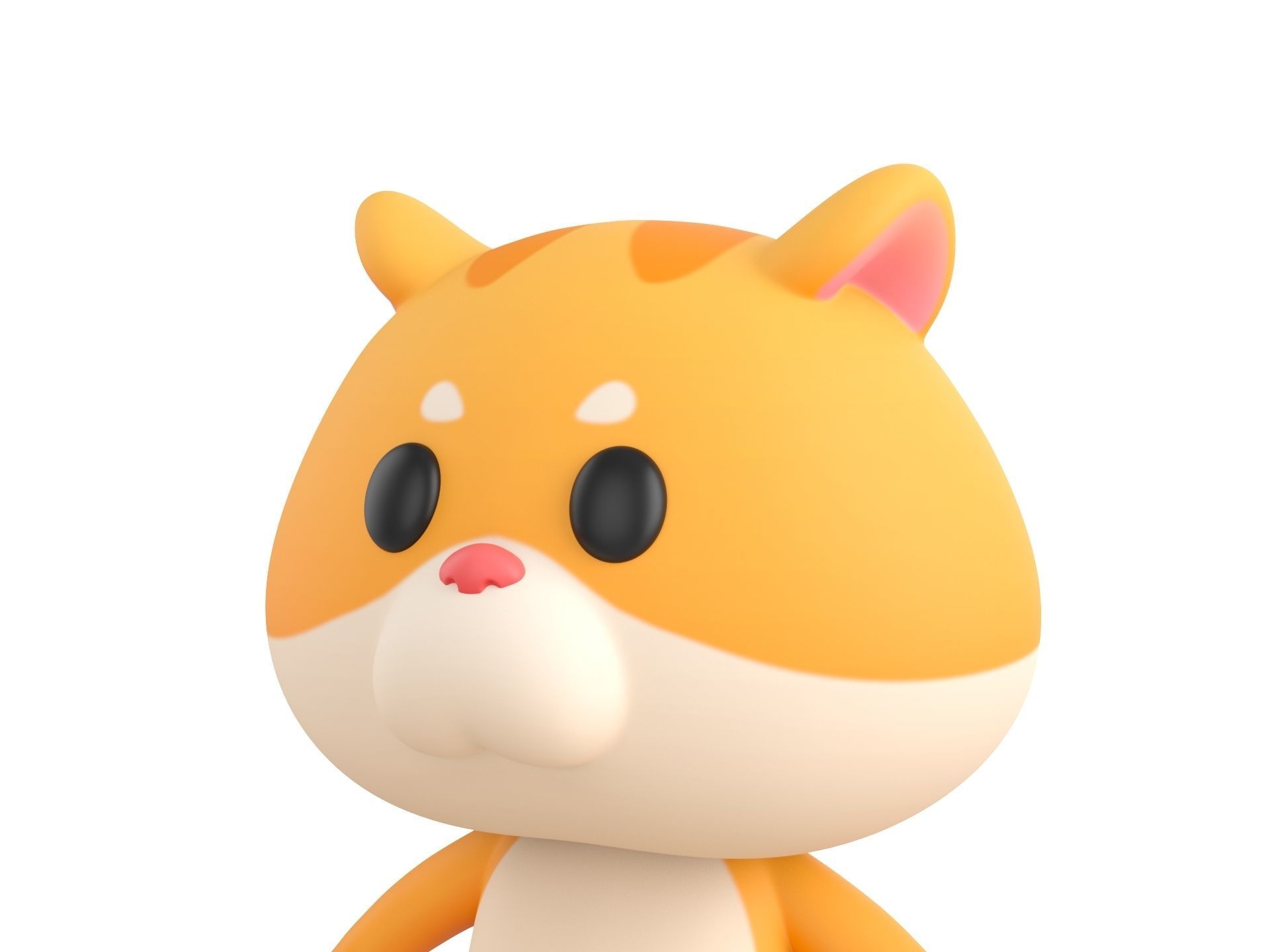 Character192 Hamster 3D model_9