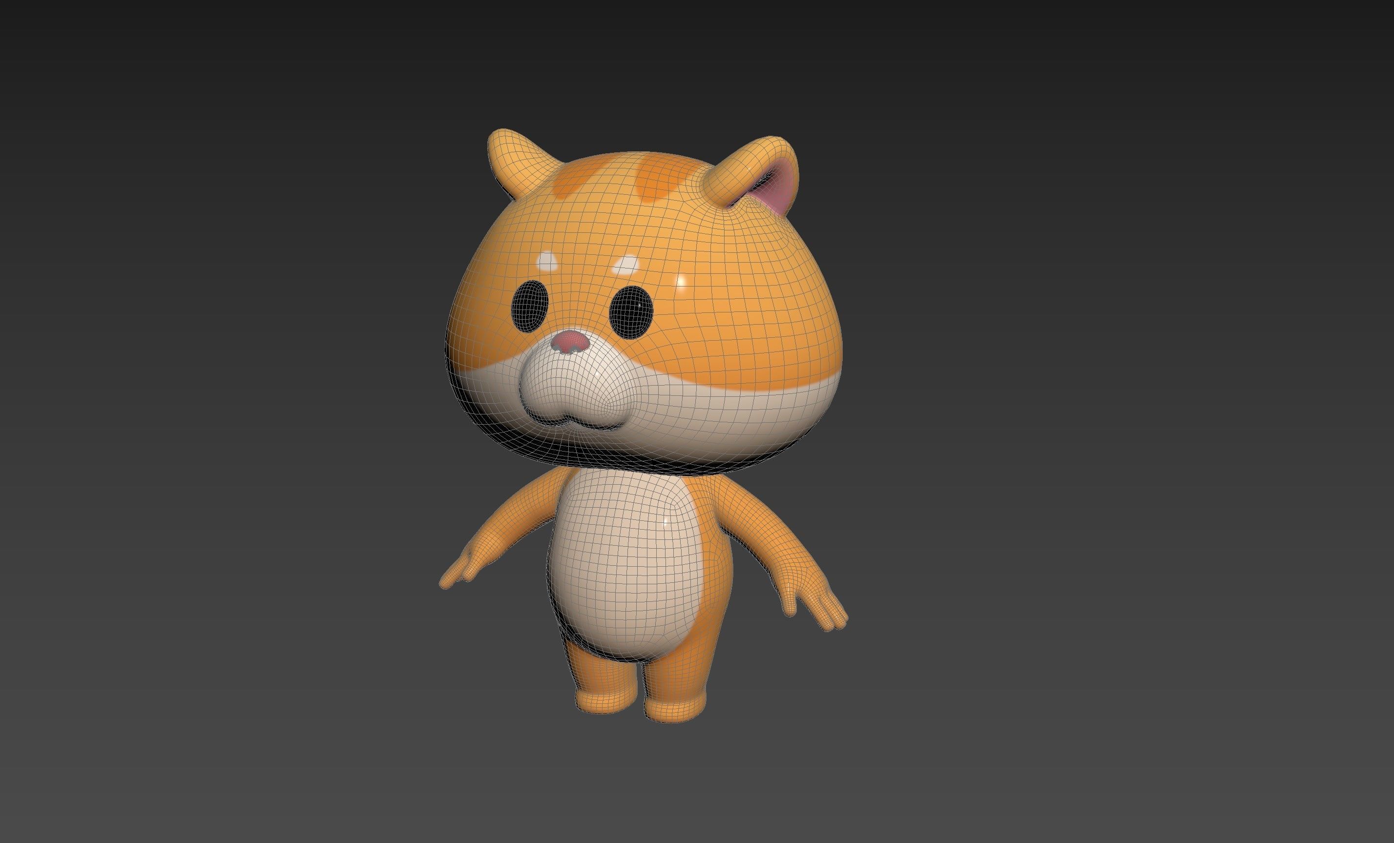 Character192 Hamster 3D model_12