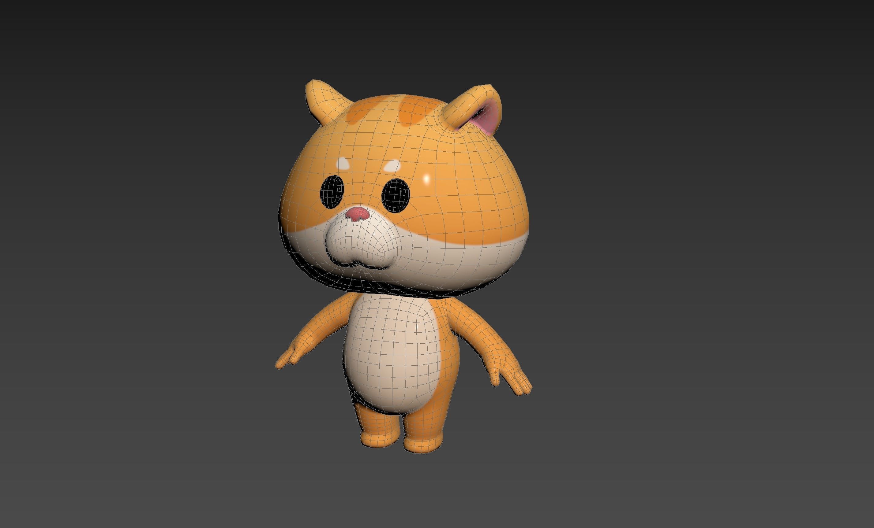 Character192 Hamster 3D model_11
