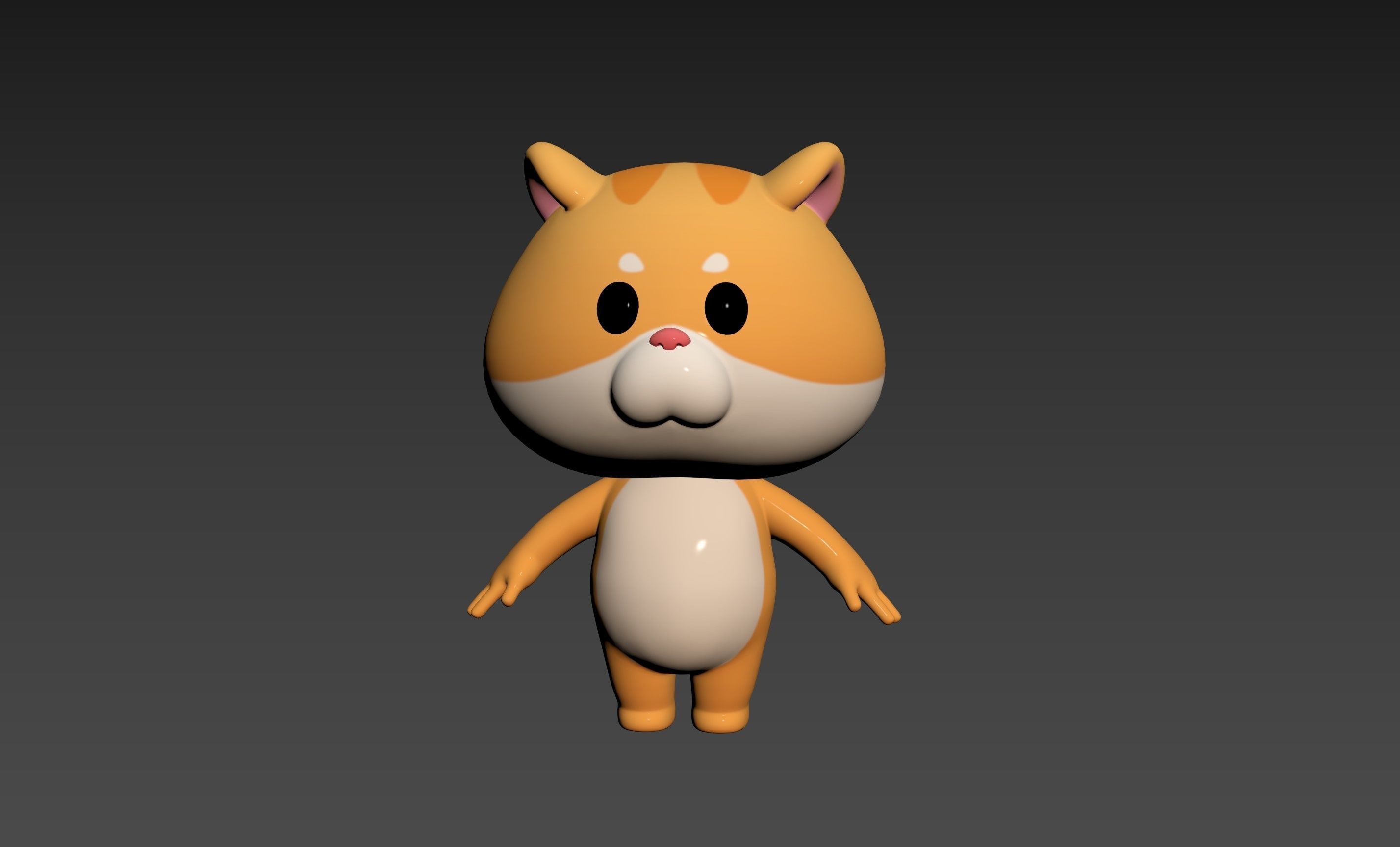 Character192 Hamster 3D model_13