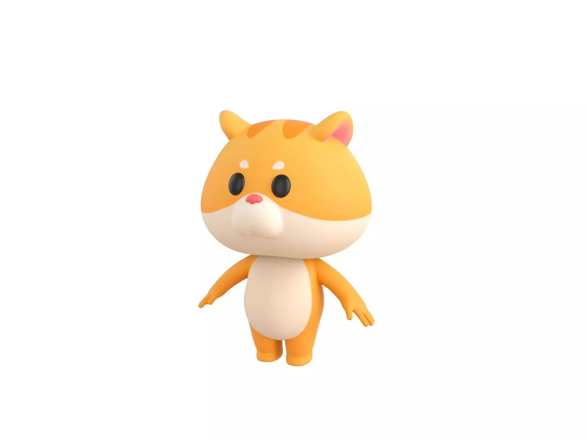 Character192 Hamster 3D model_0