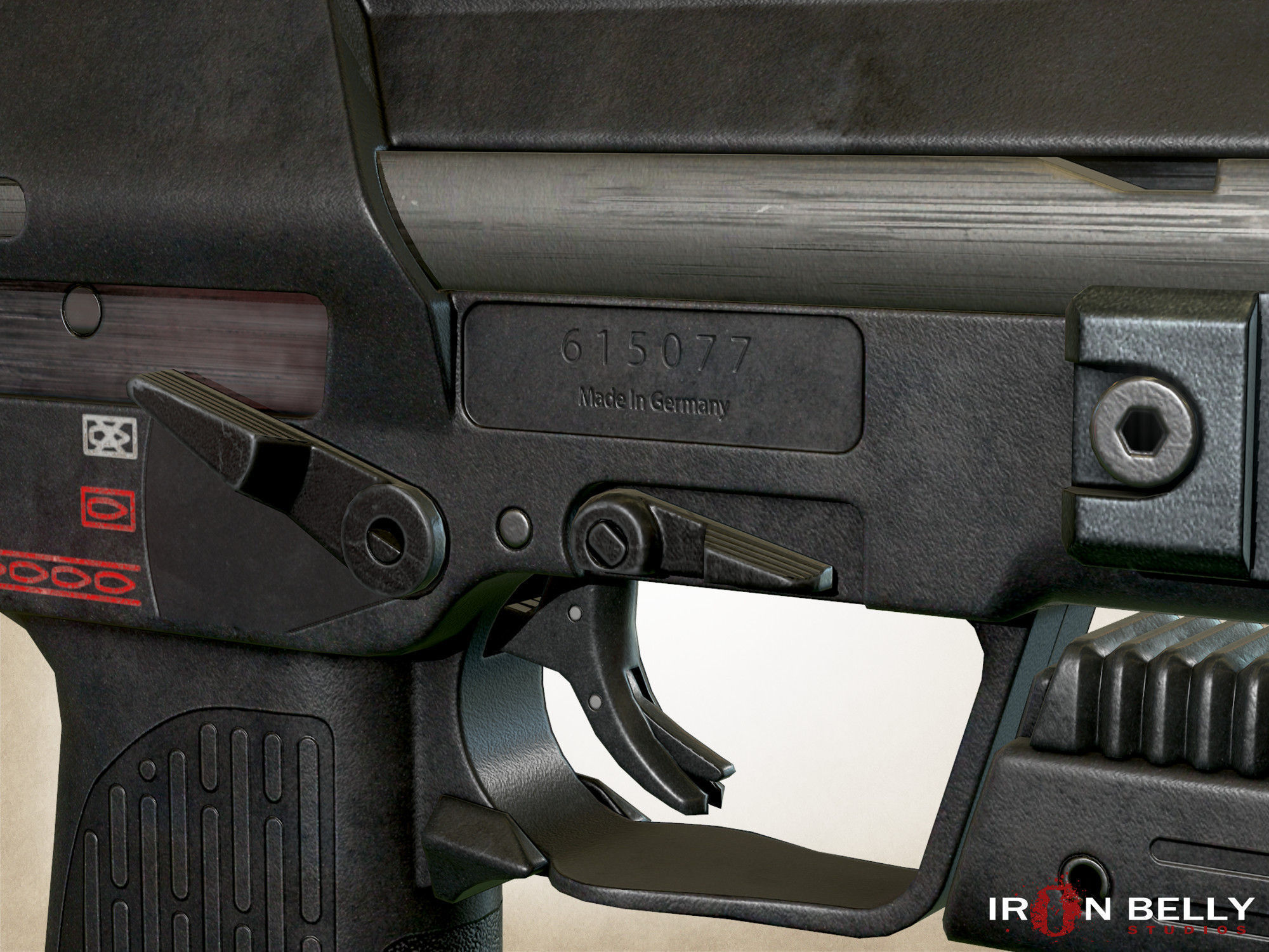 AAA FPS MP7A1  Low-poly 3D model_5
