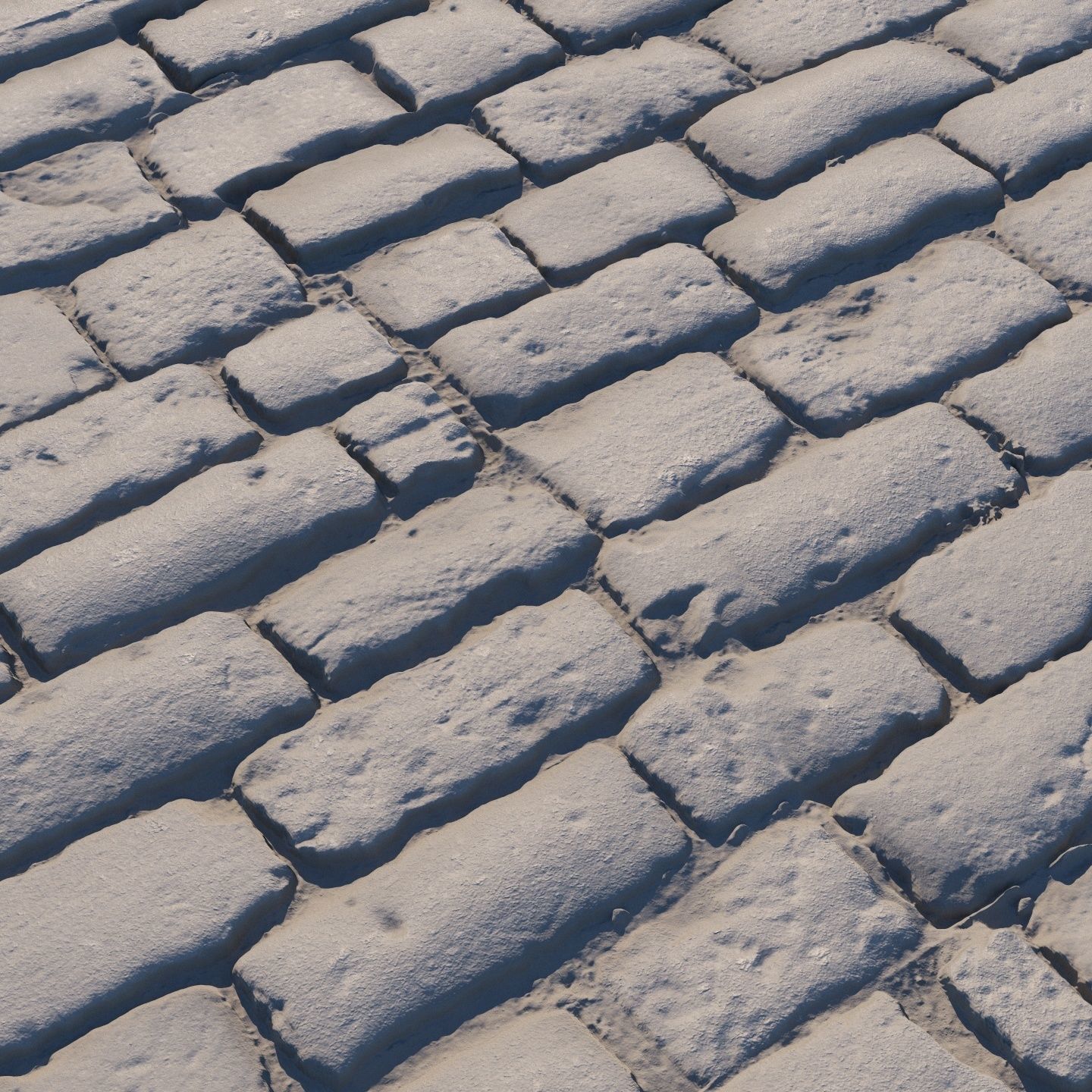 Rectangular paving slab material 07 3D model_5