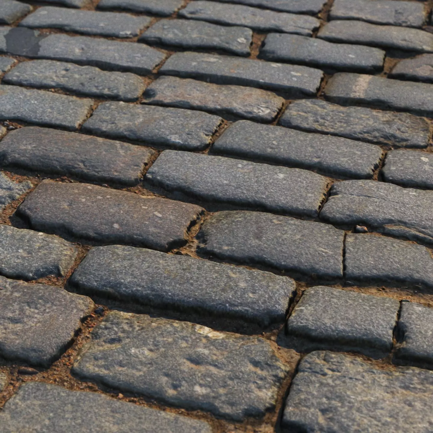 Rectangular paving slab material 07 3D model_0