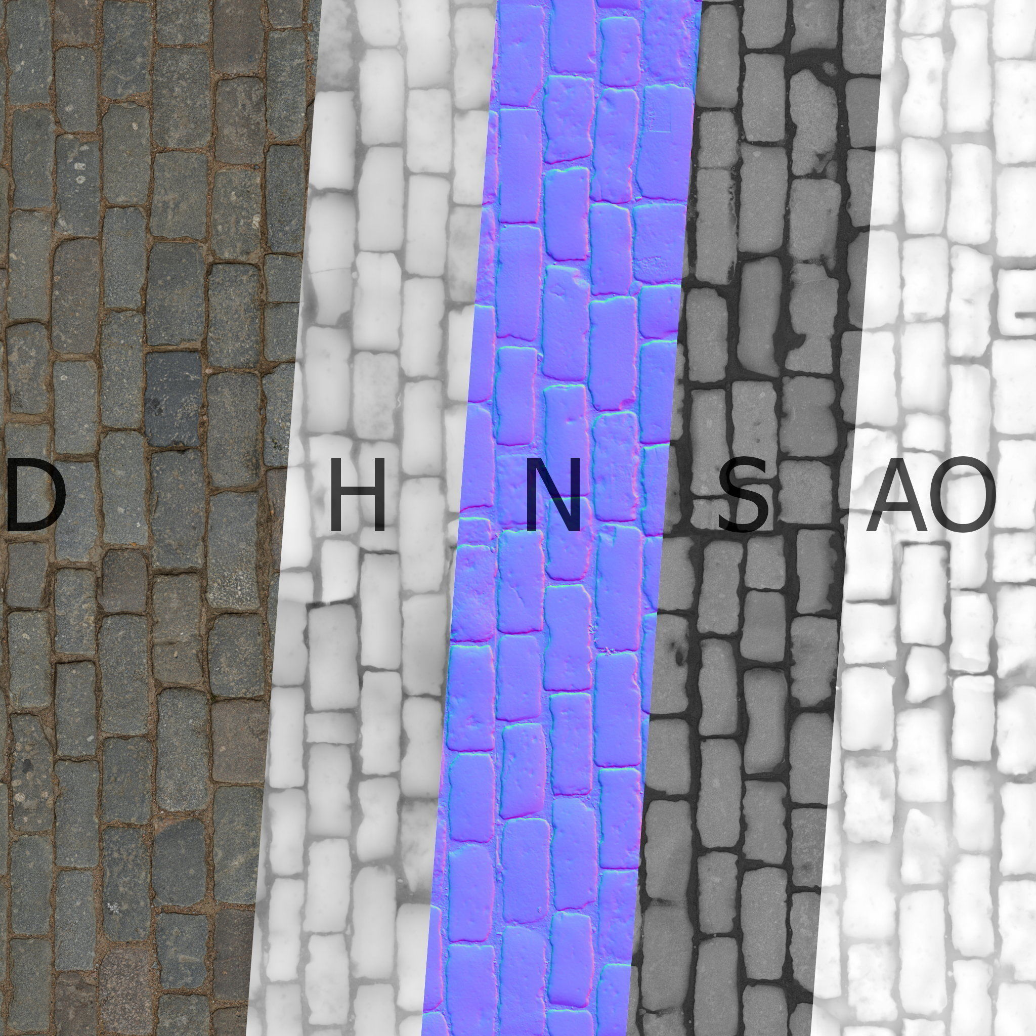 Rectangular paving slab material 07 3D model_8