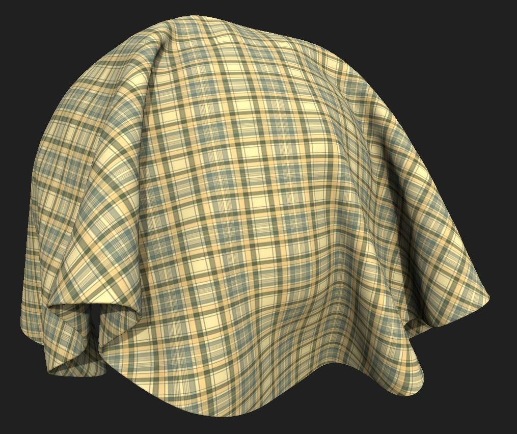 28 Tileable Fabric Texture Set Pack 3D model_27