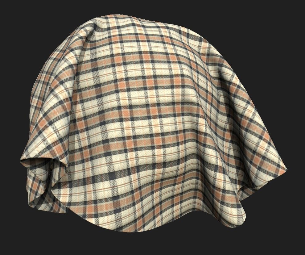 28 Tileable Fabric Texture Set Pack 3D model_11