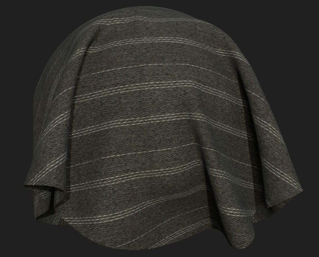 28 Tileable Fabric Texture Set Pack 3D model_33