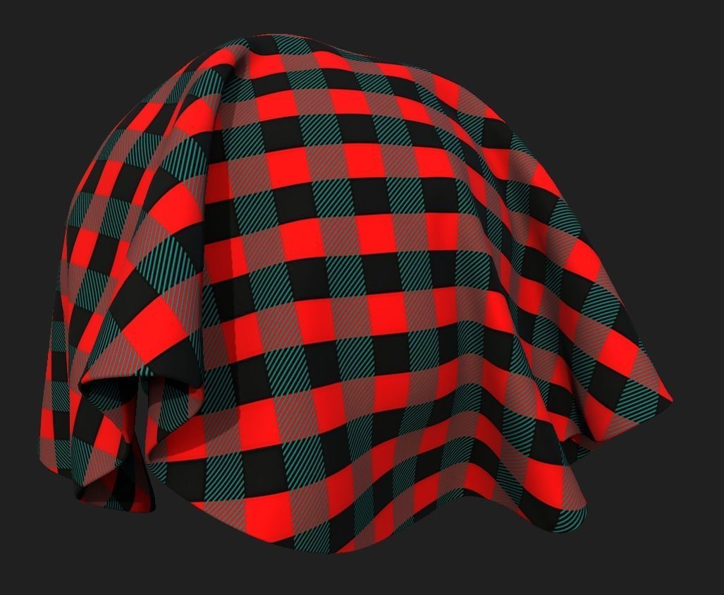 28 Tileable Fabric Texture Set Pack 3D model_22