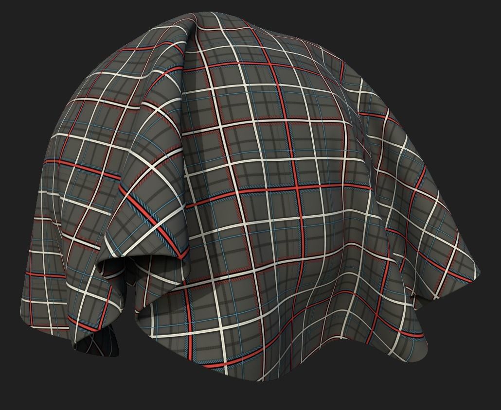 28 Tileable Fabric Texture Set Pack 3D model_26