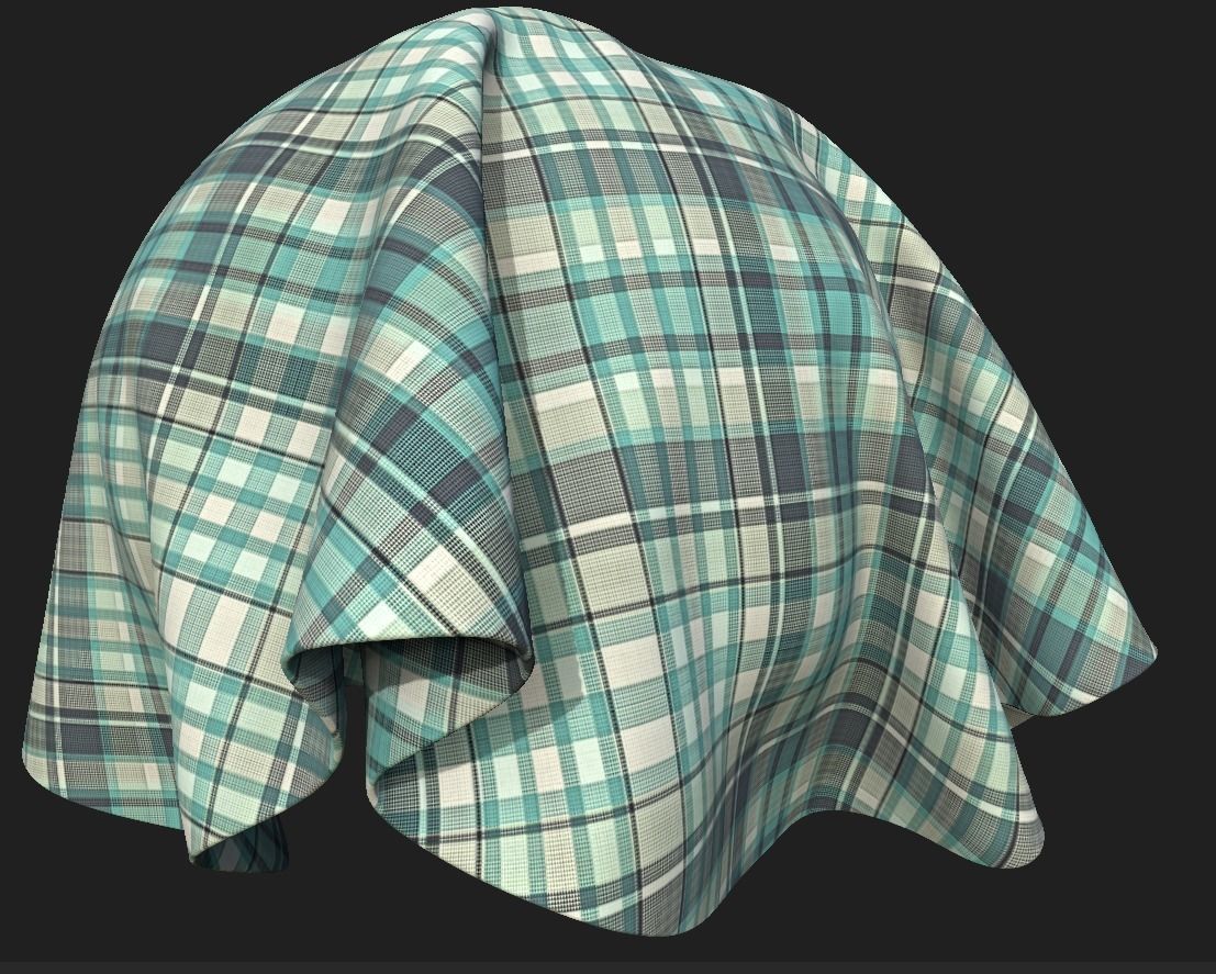 28 Tileable Fabric Texture Set Pack 3D model_25