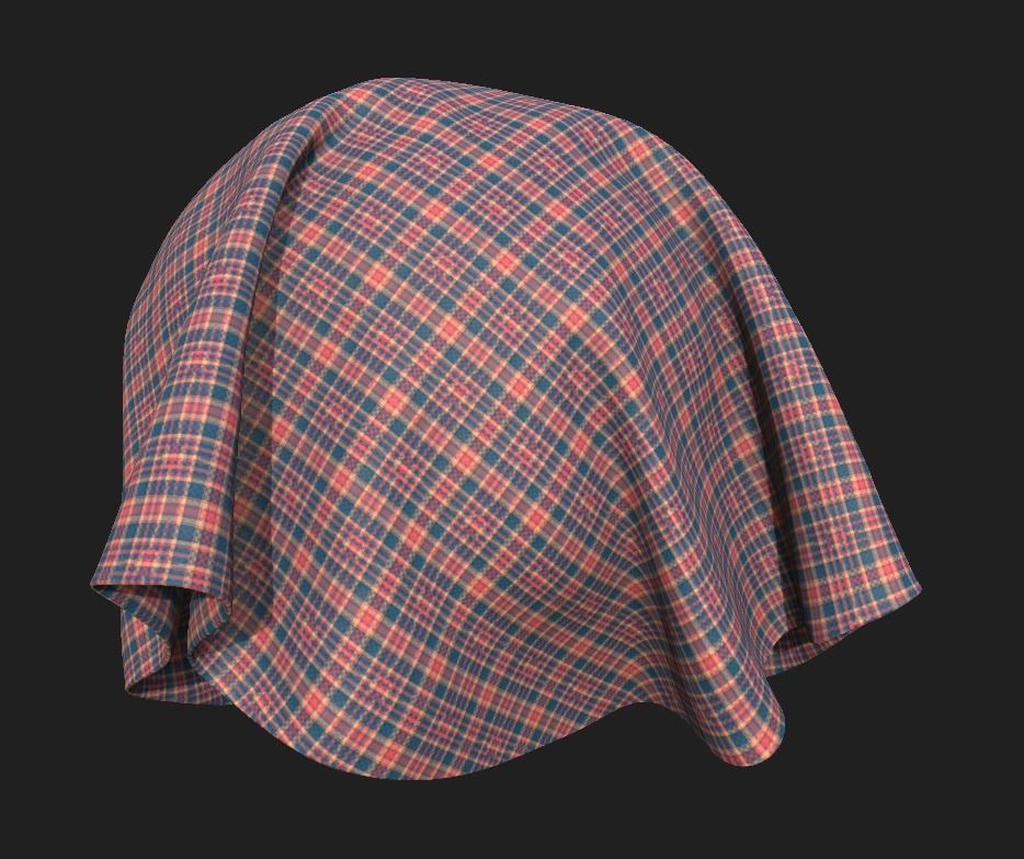 28 Tileable Fabric Texture Set Pack 3D model_10