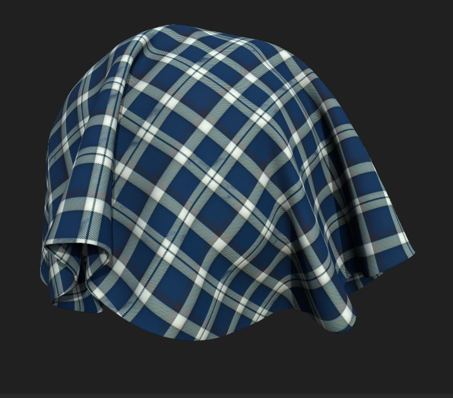 28 Tileable Fabric Texture Set Pack 3D model_12