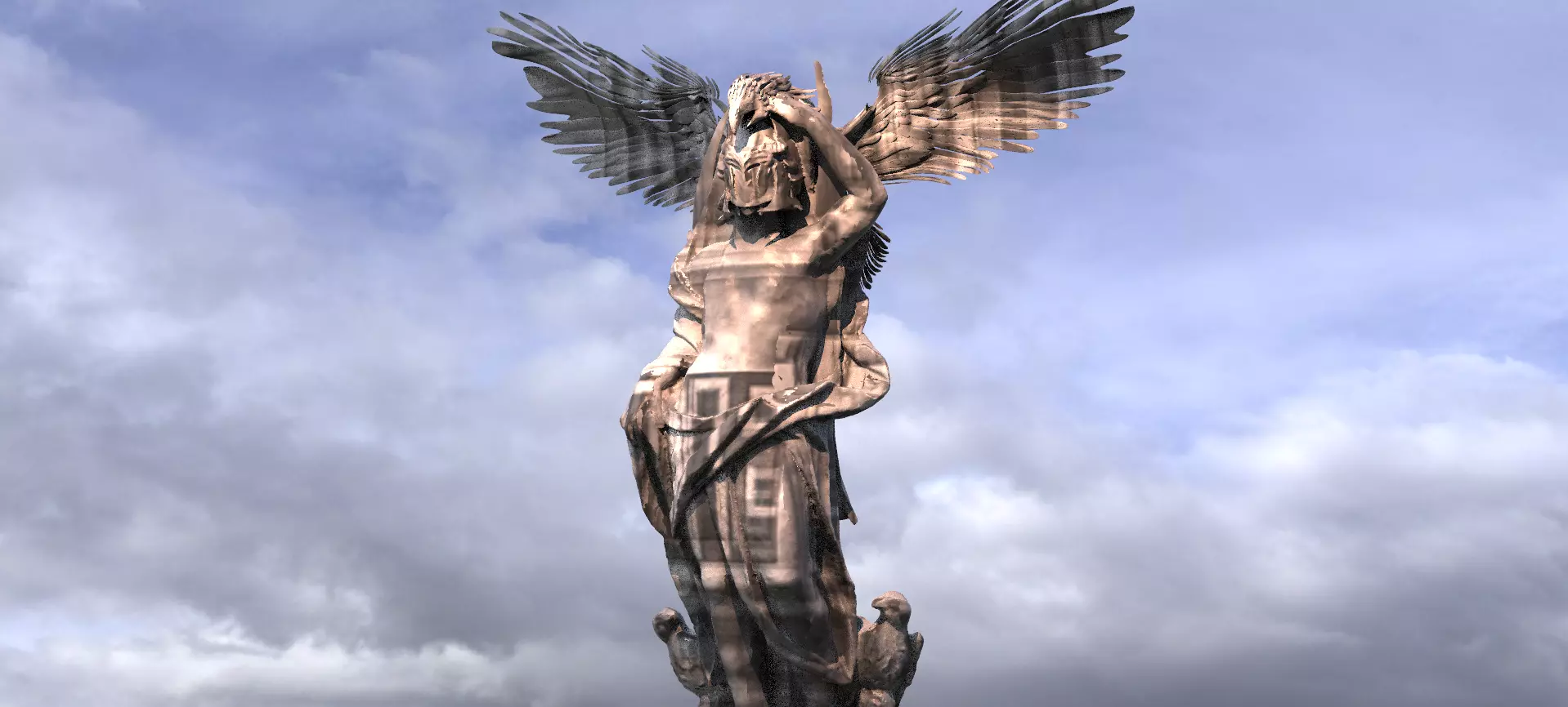 Ancient Eagle Priestess 5 3D model_0