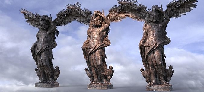 Ancient Eagle Priestess 6  3D model