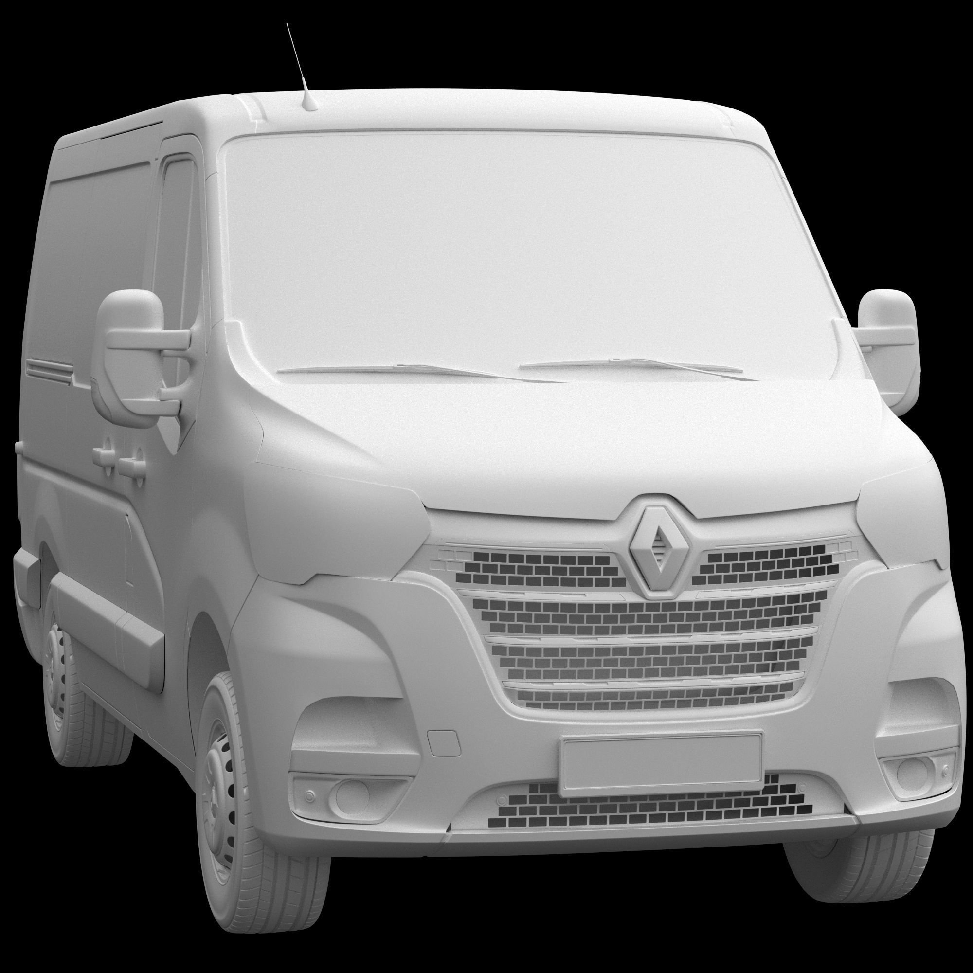Renault Master 2020 PanelVan L1H1 3D model_12