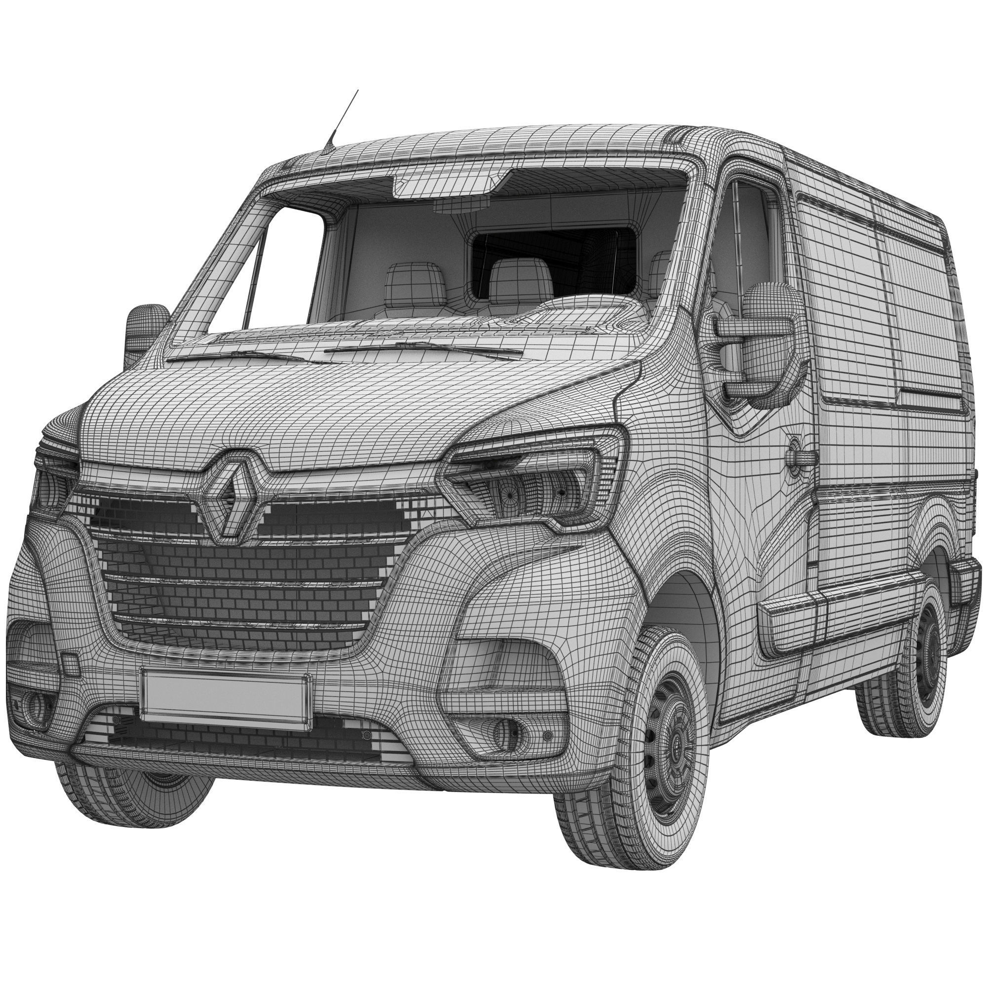Renault Master 2020 PanelVan L1H1 3D model_15
