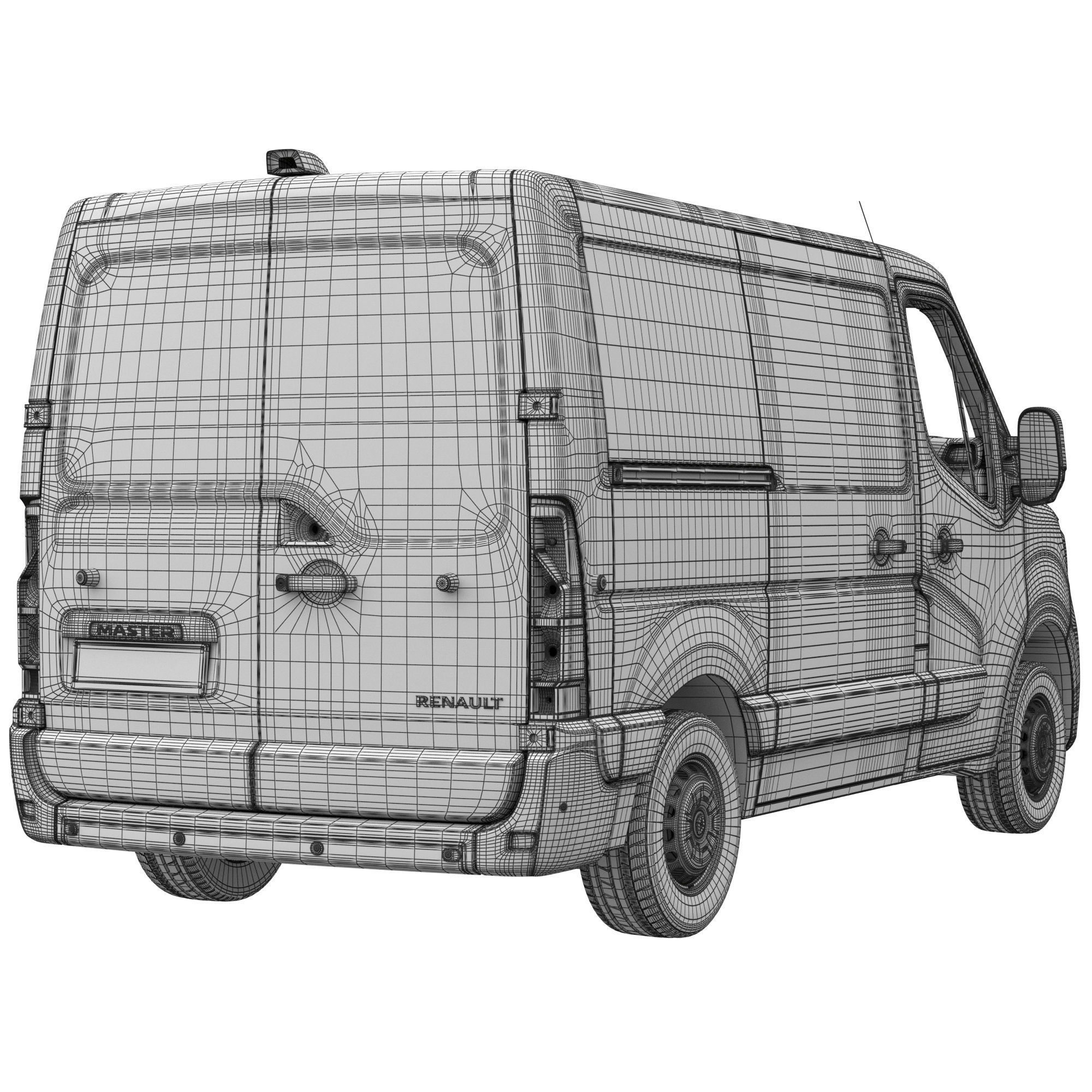 Renault Master 2020 PanelVan L1H1 3D model_14