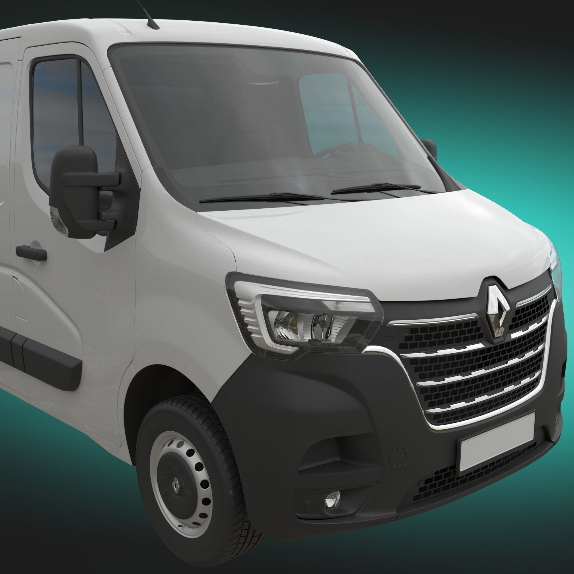 Renault Master 2020 PanelVan L1H1 3D model_5
