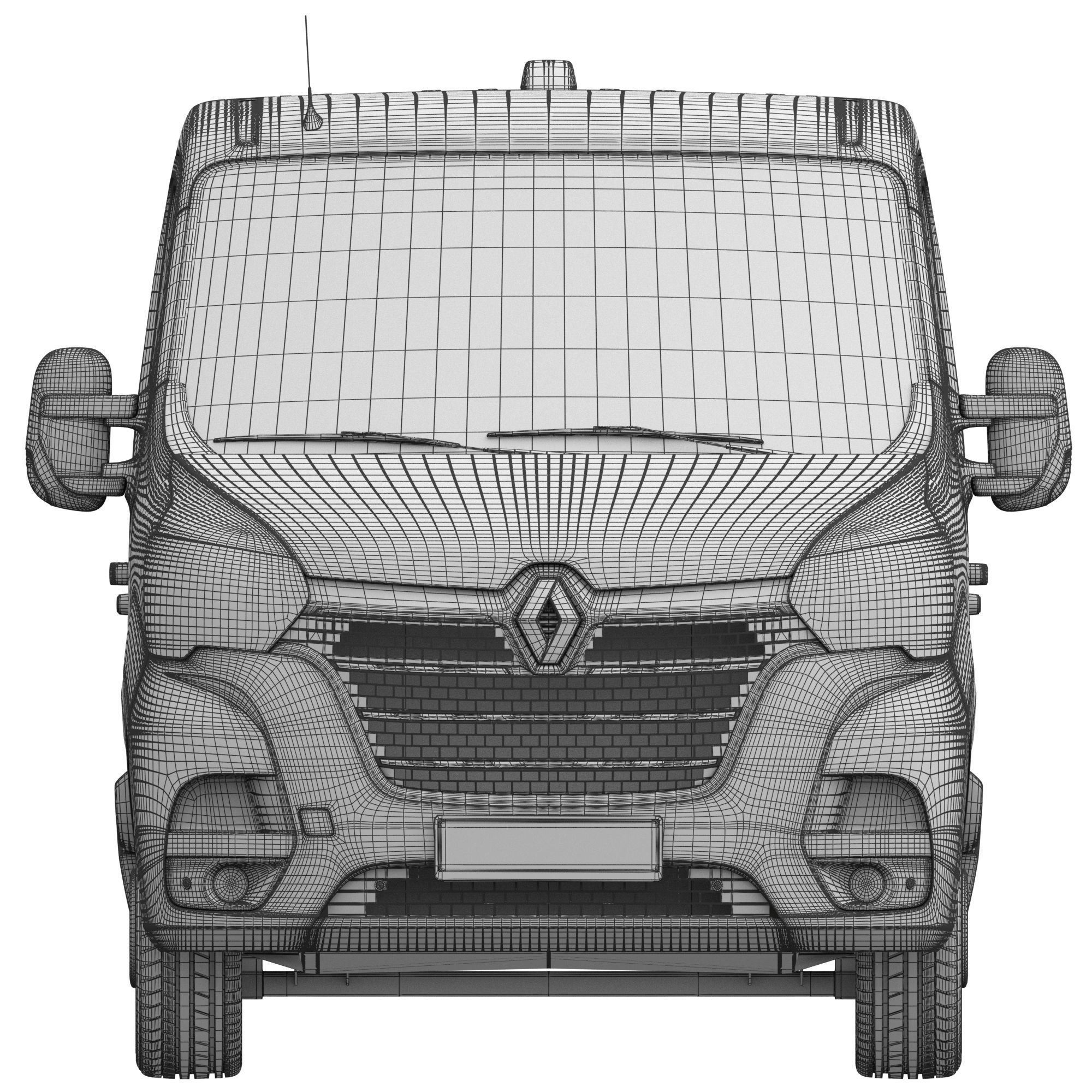 Renault Master 2020 PanelVan L1H1 3D model_16