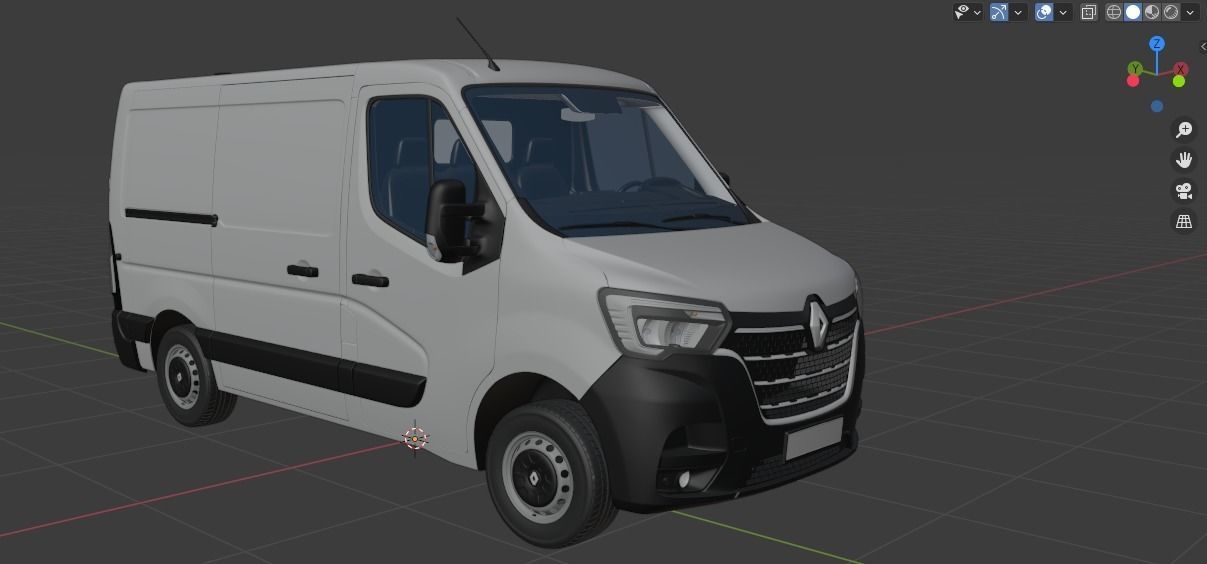 Renault Master 2020 PanelVan L1H1 3D model_22