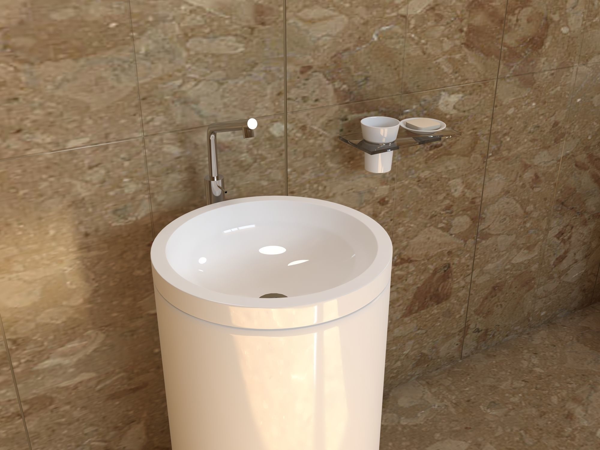 Bathroom 15 3D model_4