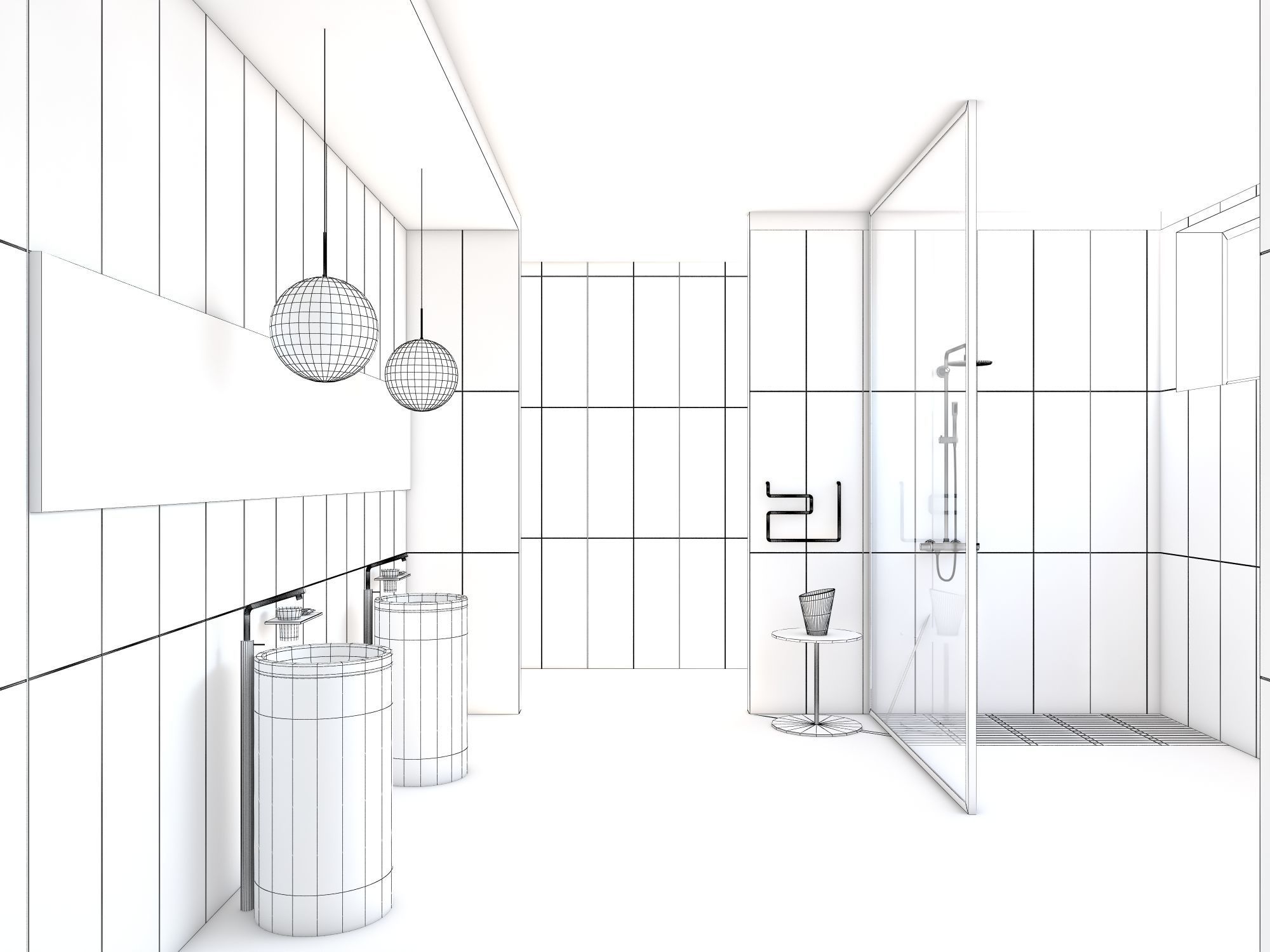 Bathroom 15 3D model_5