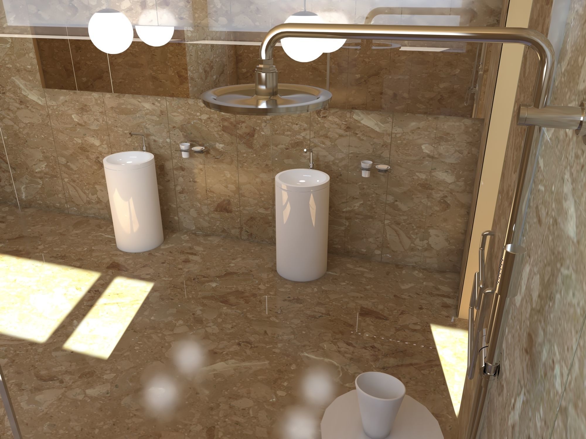 Bathroom 15 3D model_2