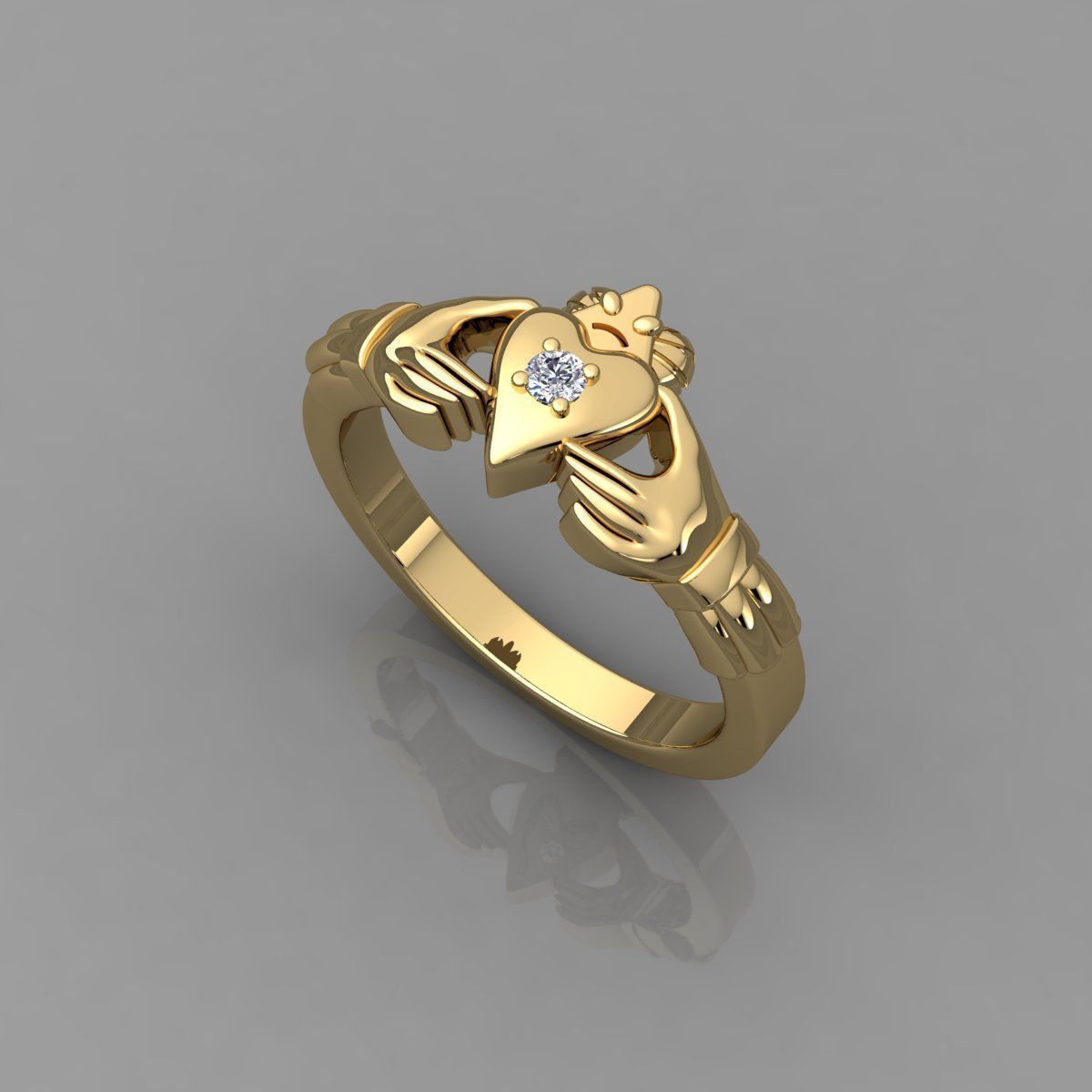 Heart Ring Collection 3d Model and Render Detail _4