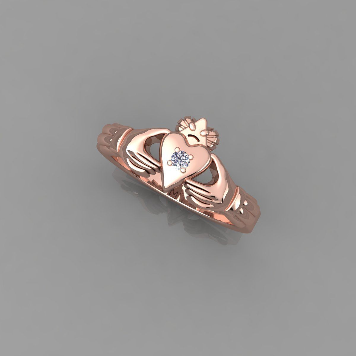 Heart Ring Collection 3d Model and Render Detail _10