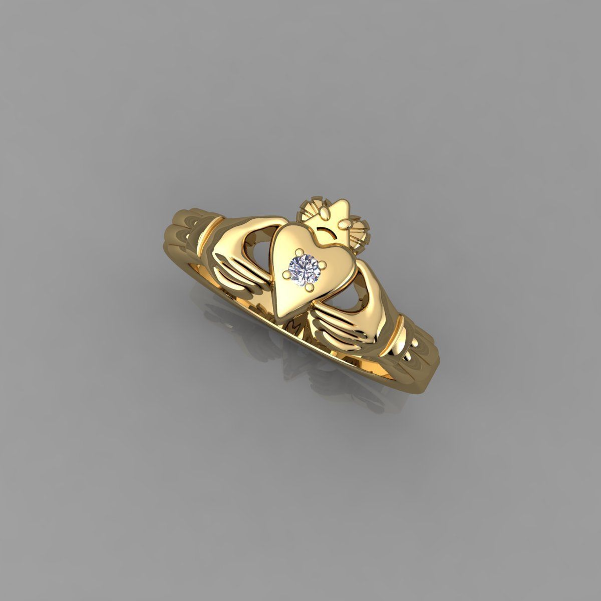 Heart Ring Collection 3d Model and Render Detail _6