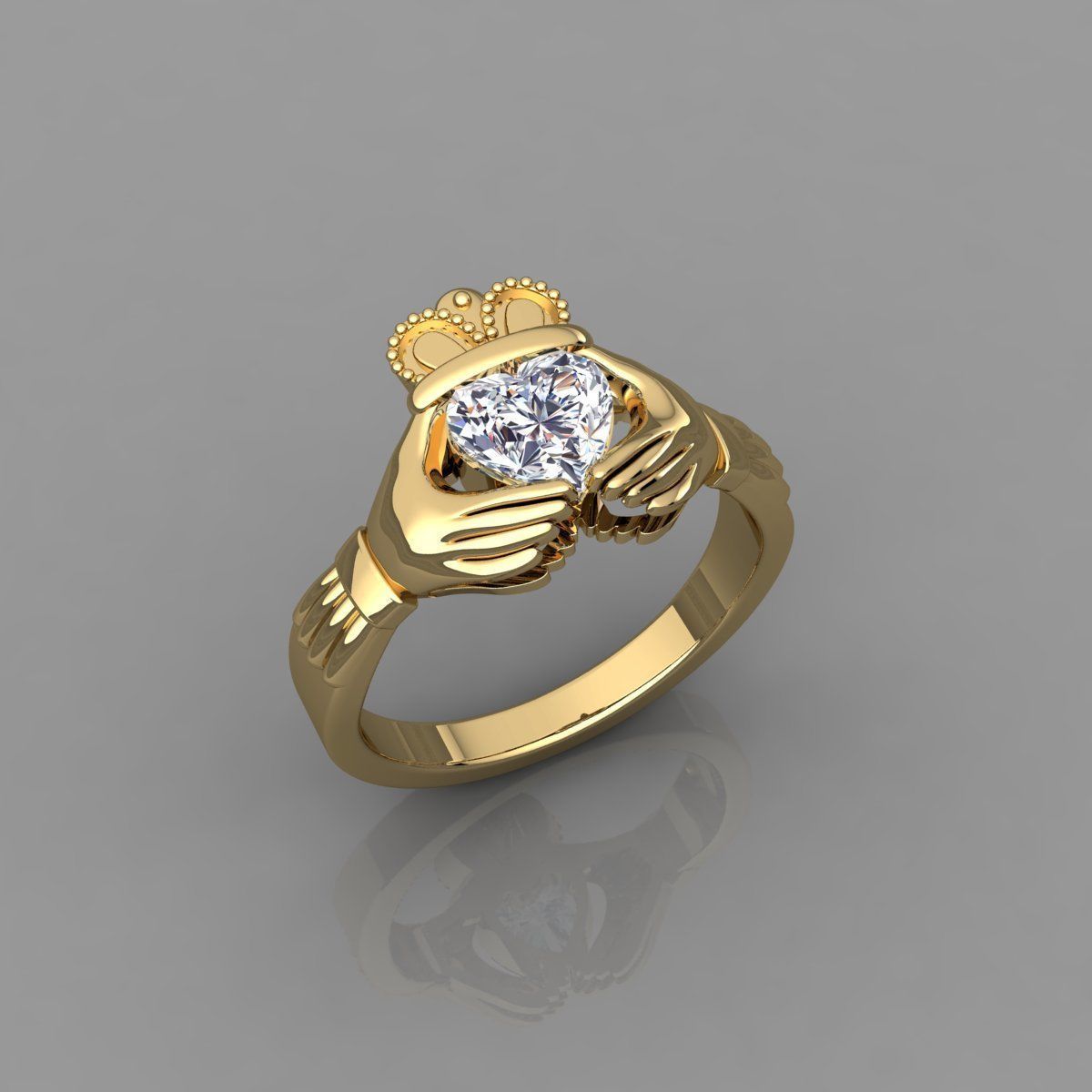 Heart Ring Collection 3d Model and Render Detail _43