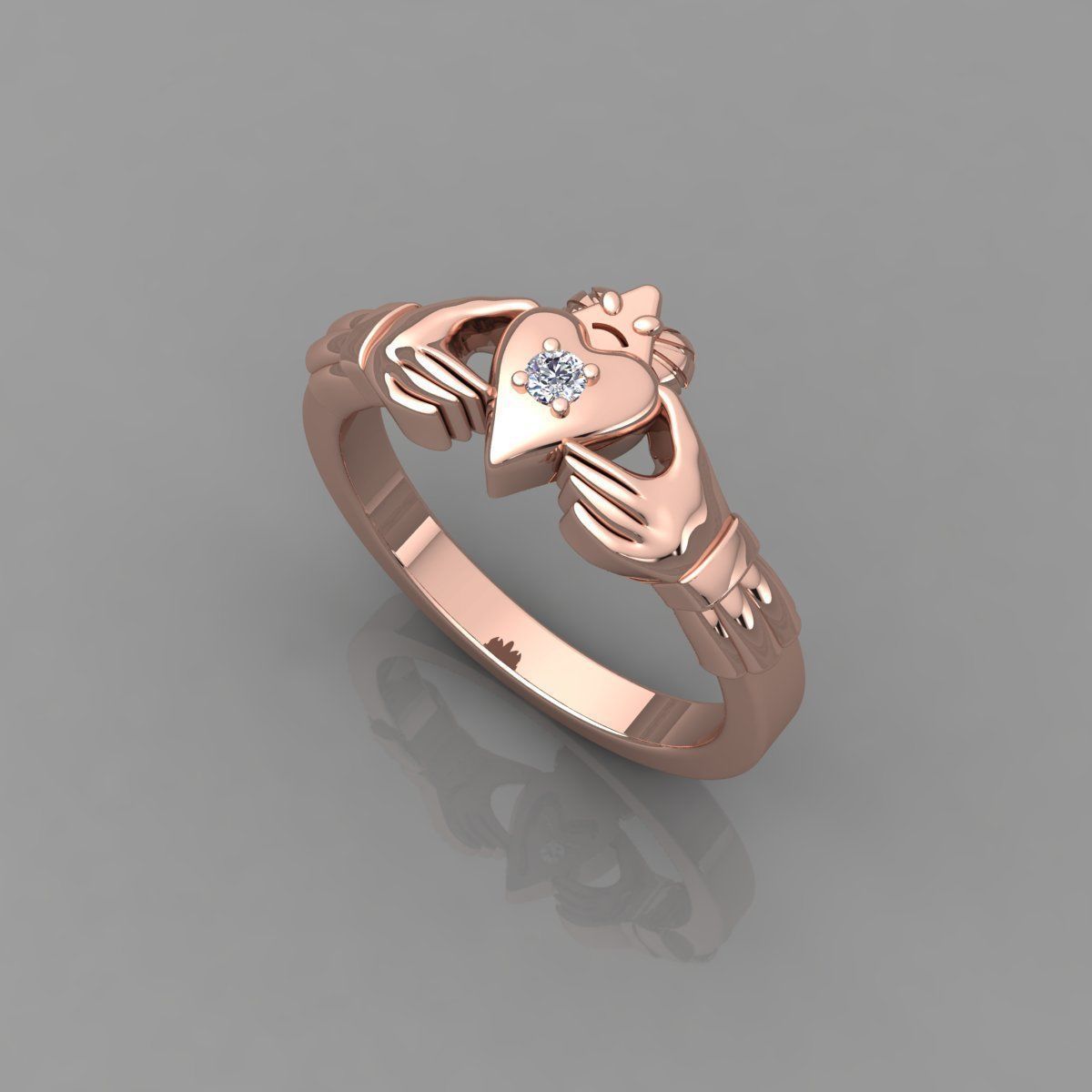 Heart Ring Collection 3d Model and Render Detail _12