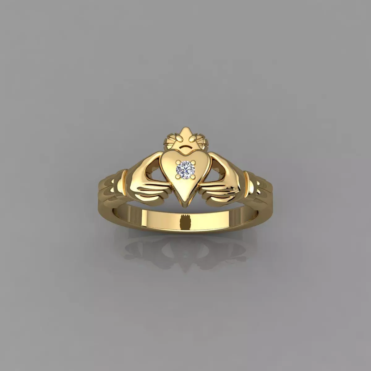Heart Ring Collection 3d Model and Render Detail _0