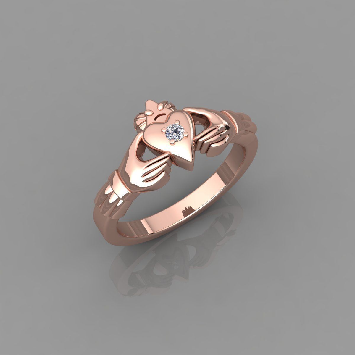 Heart Ring Collection 3d Model and Render Detail _8