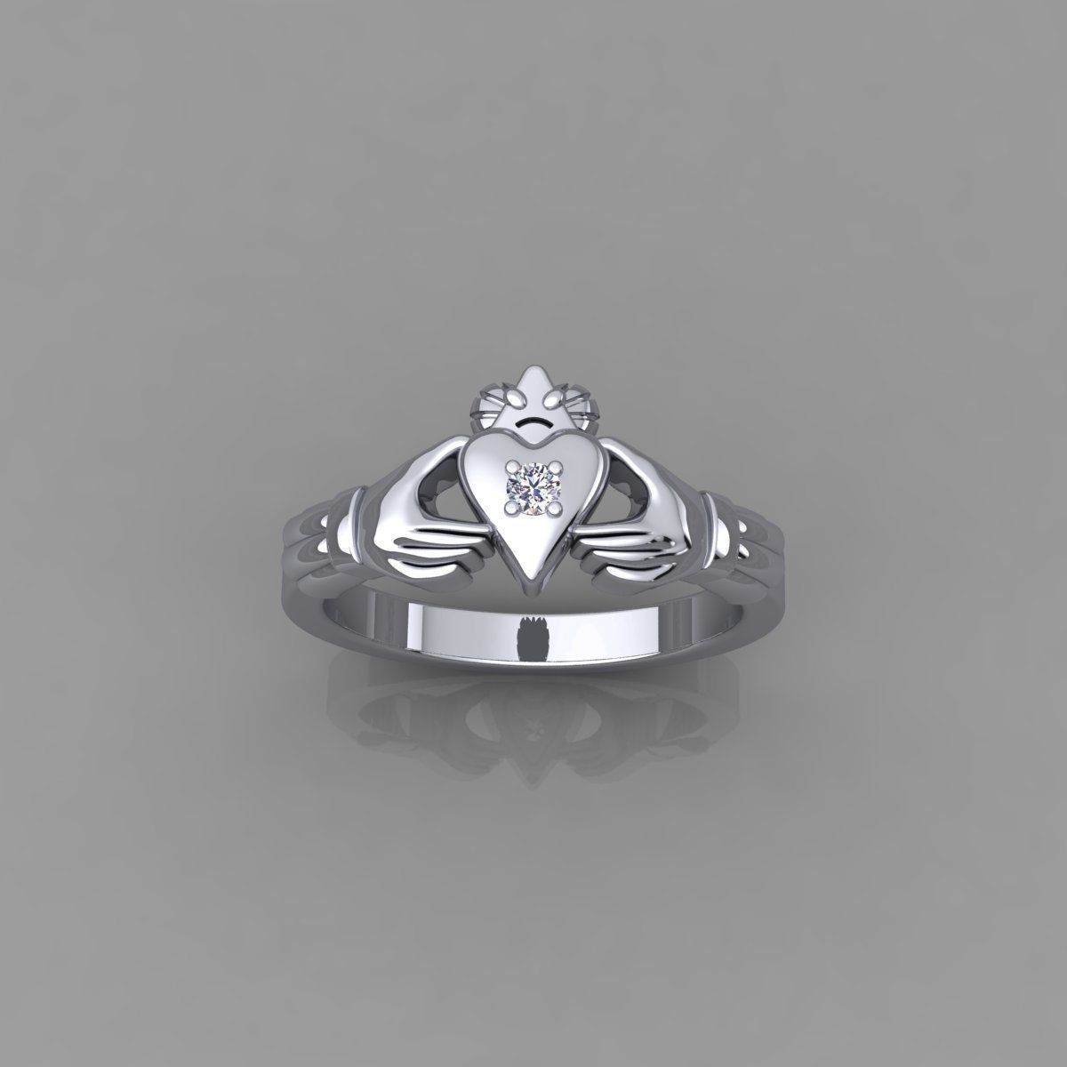 Heart Ring Collection 3d Model and Render Detail _20