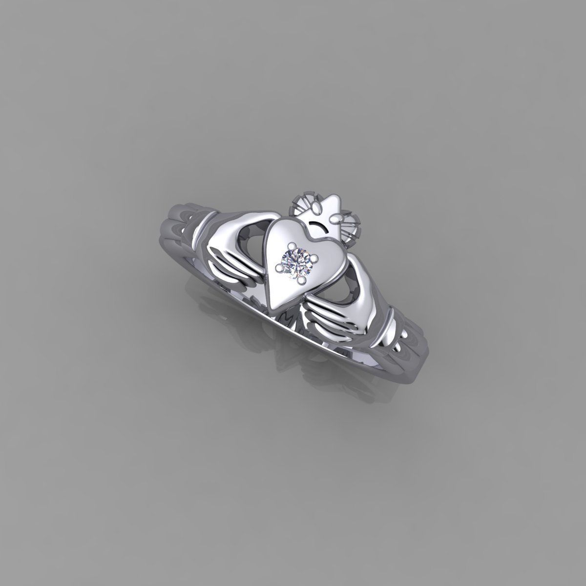 Heart Ring Collection 3d Model and Render Detail _14