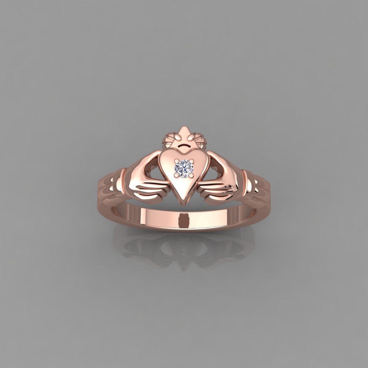Heart Ring Collection 3d Model and Render Detail _22