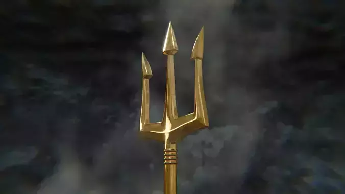 Poseidon Trident 3D model