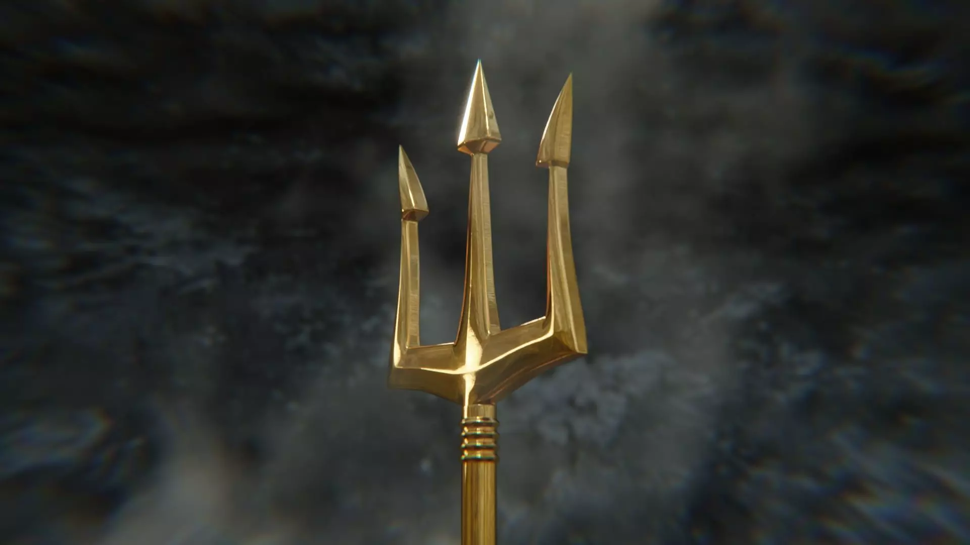 Poseidon Trident 3D model_0