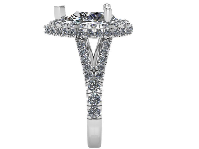 Tear Diamond ring 2067 3D print model 3D print model_3