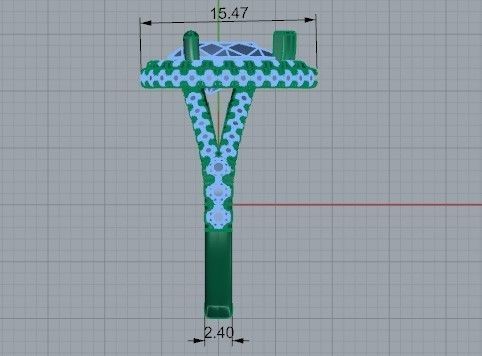 Tear Diamond ring 2067 3D print model 3D print model_7