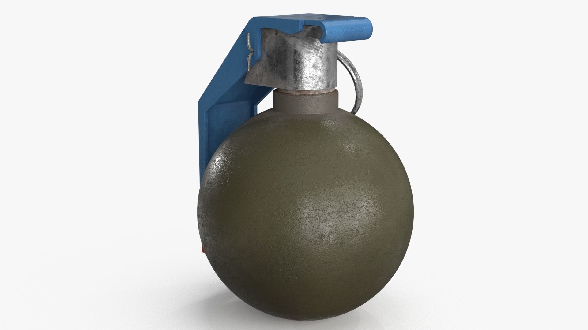 Hand Grenade v2 Low-poly 3D model_8