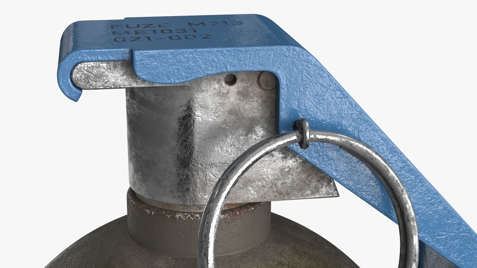 Hand Grenade v2 Low-poly 3D model_12