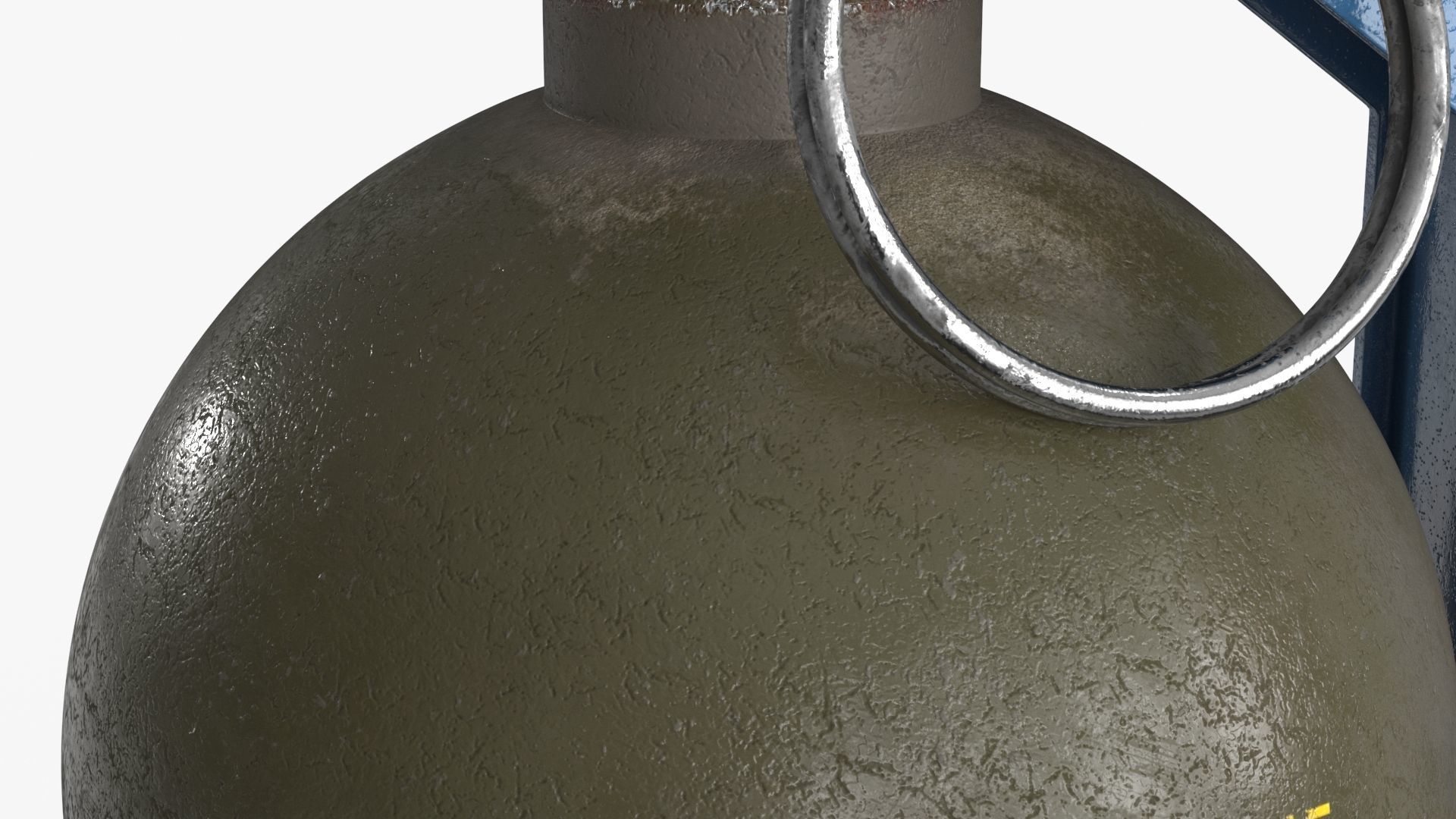 Hand Grenade v2 Low-poly 3D model_13