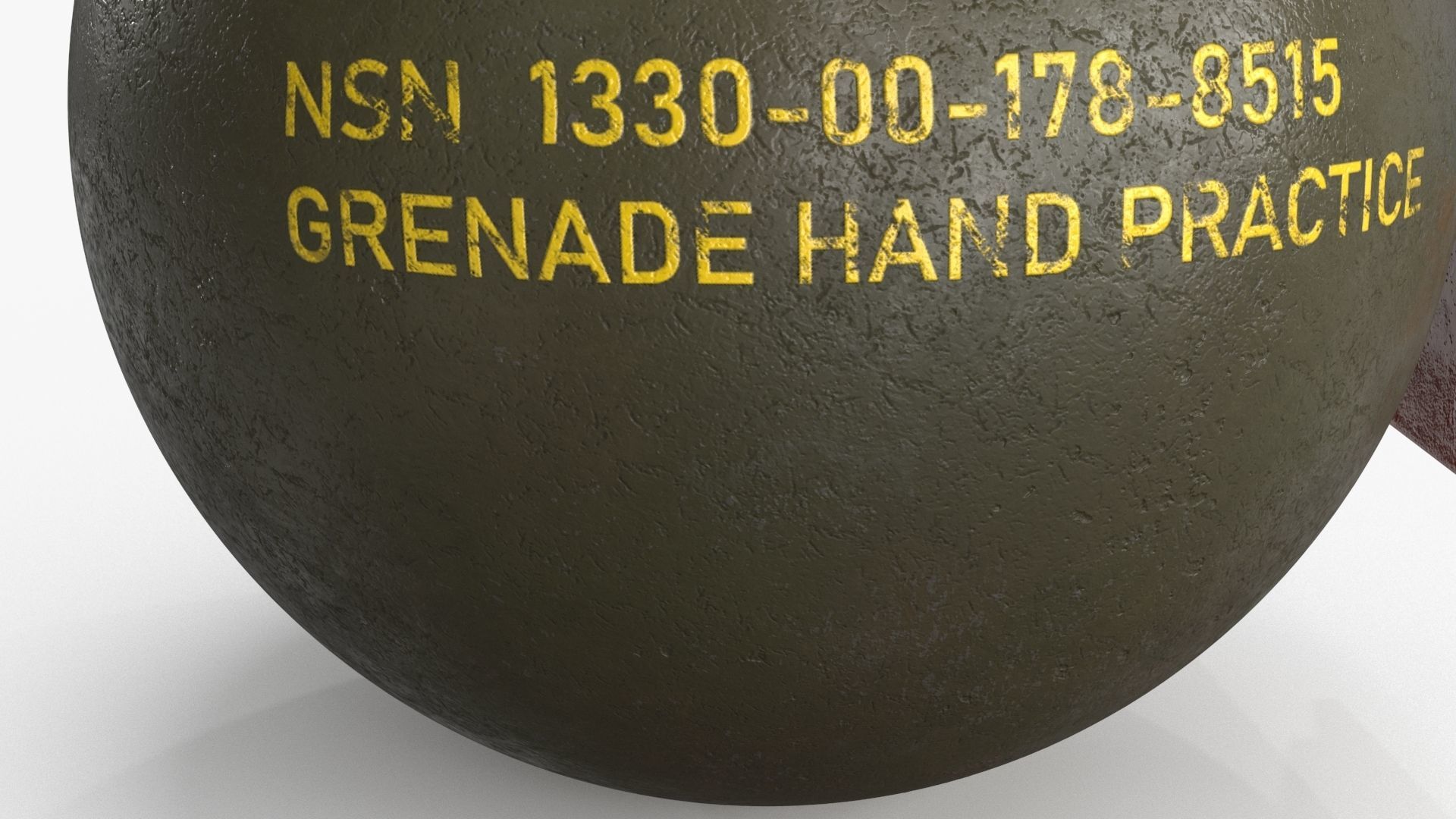 Hand Grenade v2 Low-poly 3D model_14