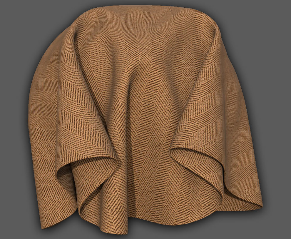 10 Fabric Textures Seamless and Tileable Vol 1 Low-poly 3D model_3