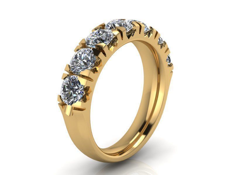 Round Bridge ring 2070 3D print model 3D print model_1