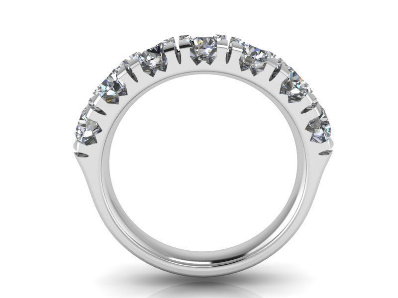 Round Bridge ring 2070 3D print model 3D print model_2