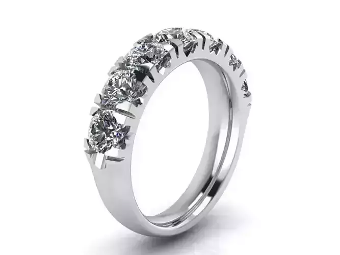 Round Bridge ring 2070 3D print model 